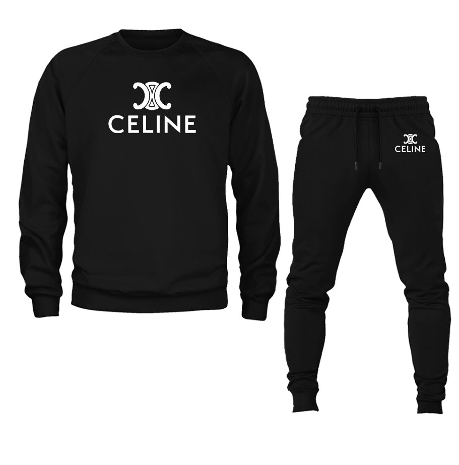 Men's Celine Crewneck Sweatshirt Joggers Suit