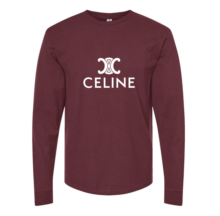 Men's Celine Long Sleeve T-Shirt
