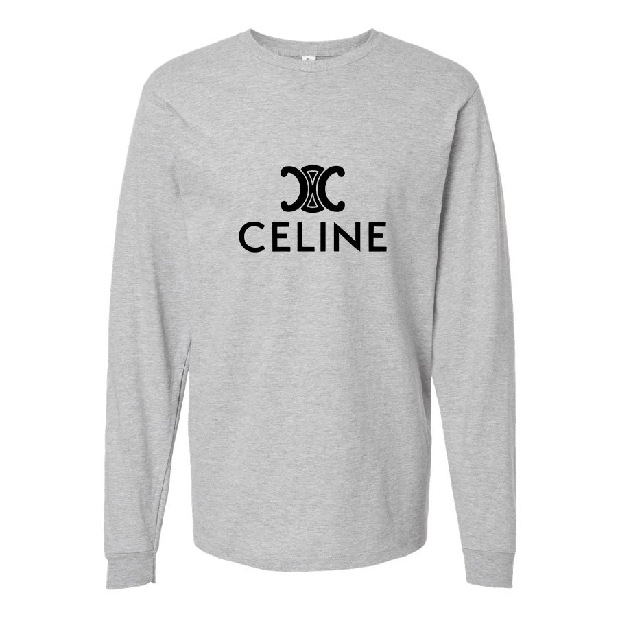 Men's Celine Long Sleeve T-Shirt