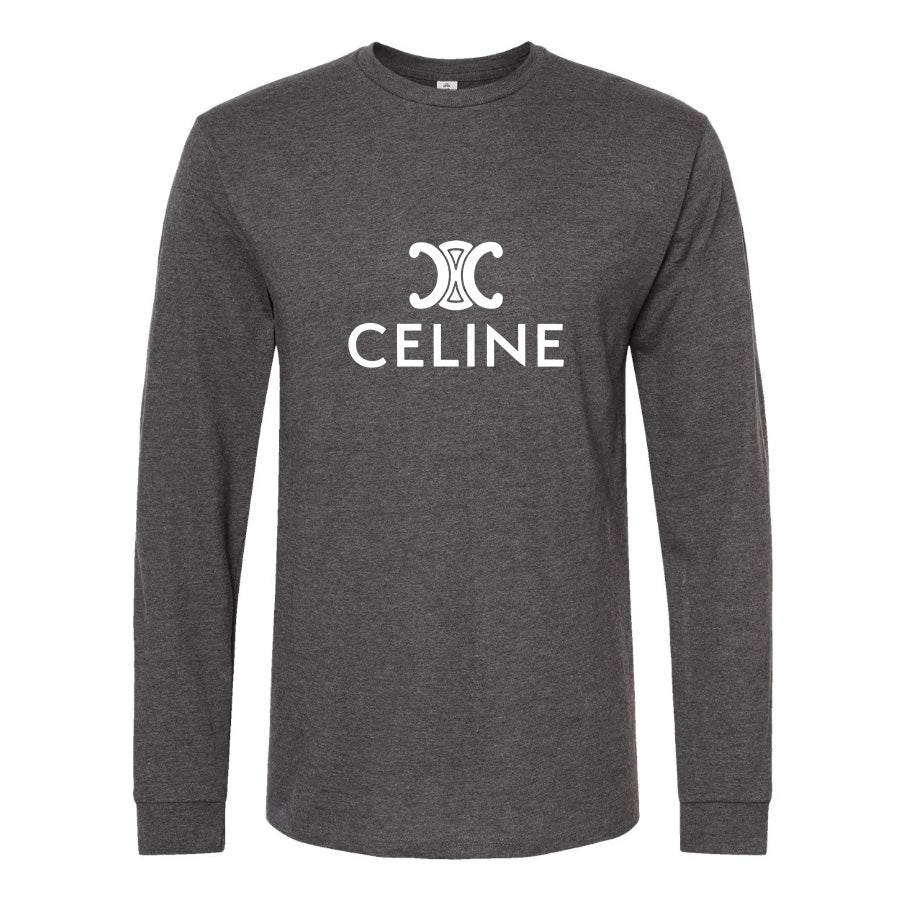 Men's Celine Long Sleeve T-Shirt