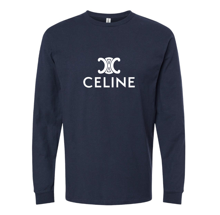Men's Celine Long Sleeve T-Shirt