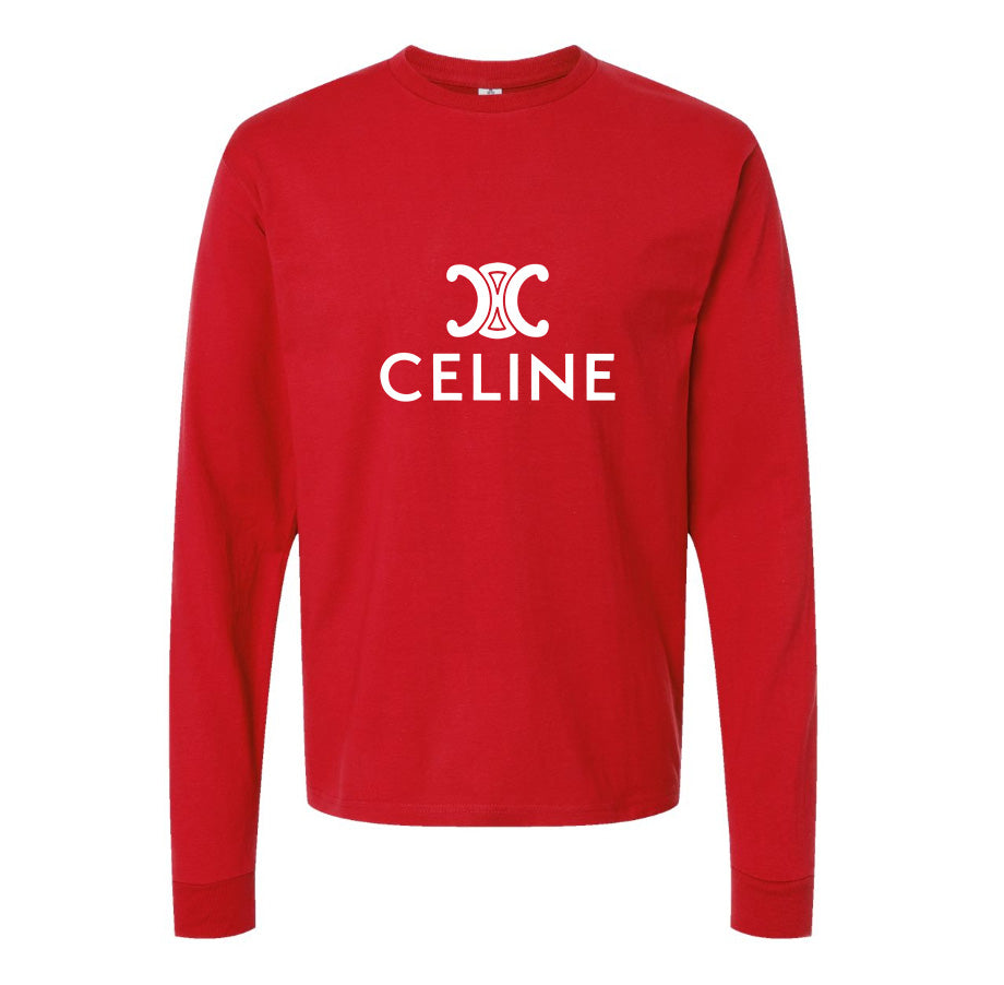 Men's Celine Long Sleeve T-Shirt