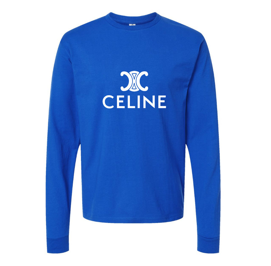 Men's Celine Long Sleeve T-Shirt