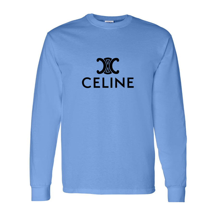 Men's Celine Long Sleeve T-Shirt