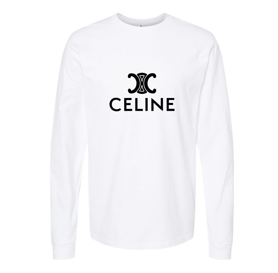 Men's Celine Long Sleeve T-Shirt