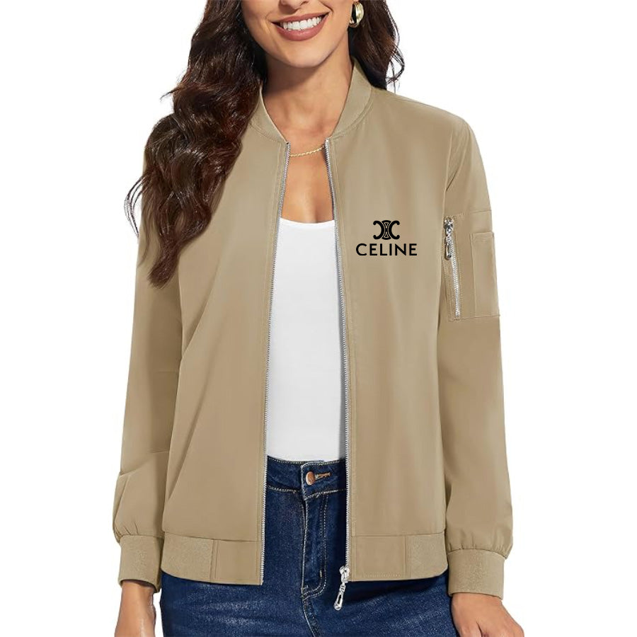 Women's Celine Premium Bomber Jacket Outerwear