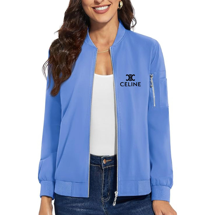 Women's Celine Premium Bomber Jacket Outerwear