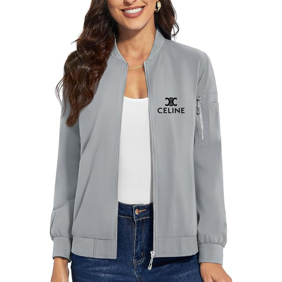Women's Celine Premium Bomber Jacket Outerwear