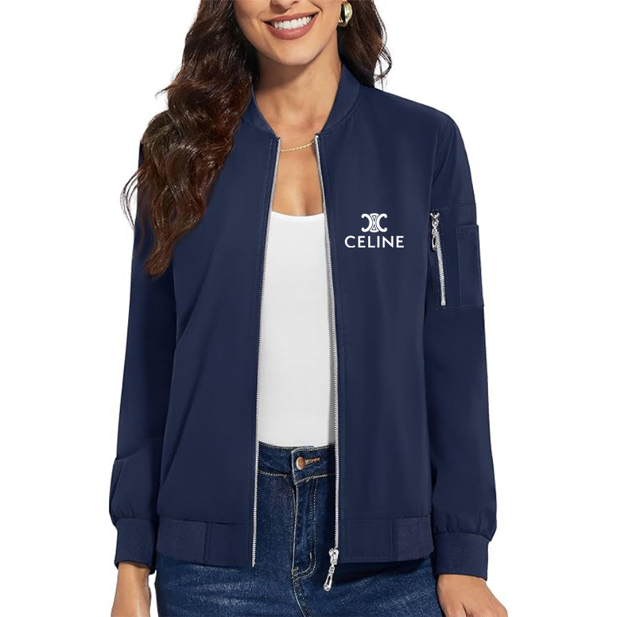 Women's Celine Premium Bomber Jacket Outerwear