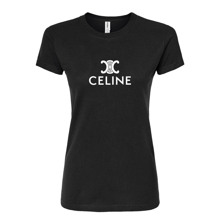 Women's Celine Round Neck T-Shirt