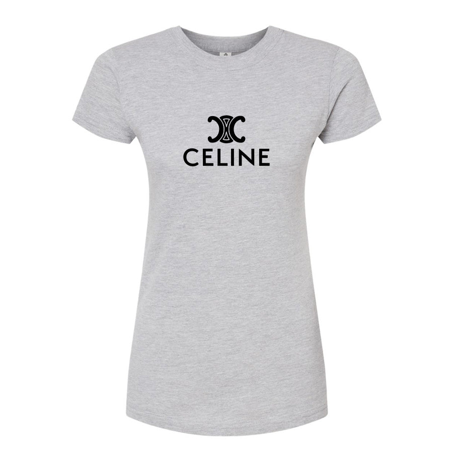 Women's Celine Round Neck T-Shirt