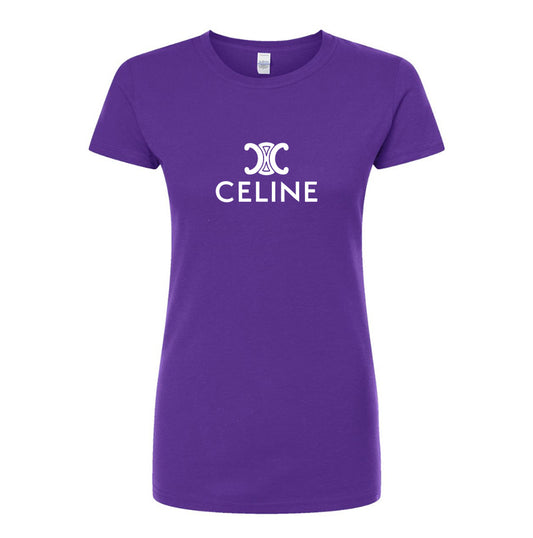 Women's Celine Round Neck T-Shirt