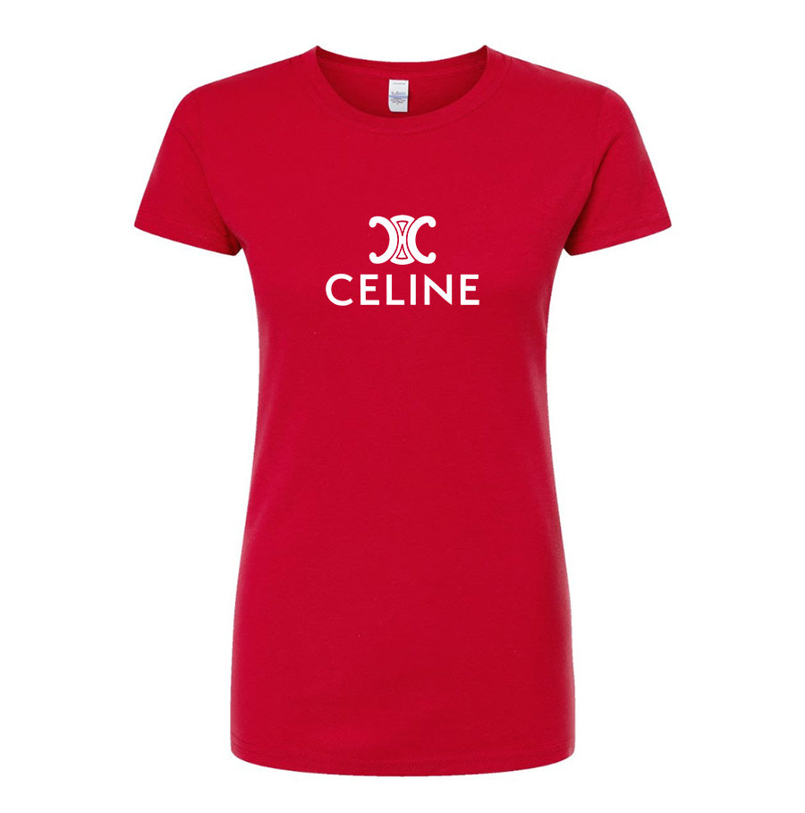 Women's Celine Round Neck T-Shirt