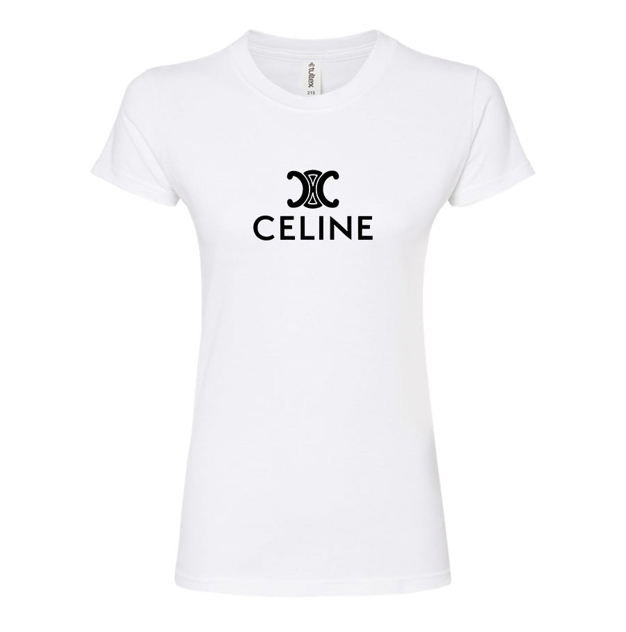 Women's Celine Round Neck T-Shirt