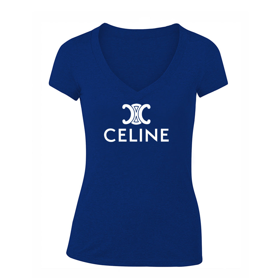 Women's Celine V Neck T-Shirt