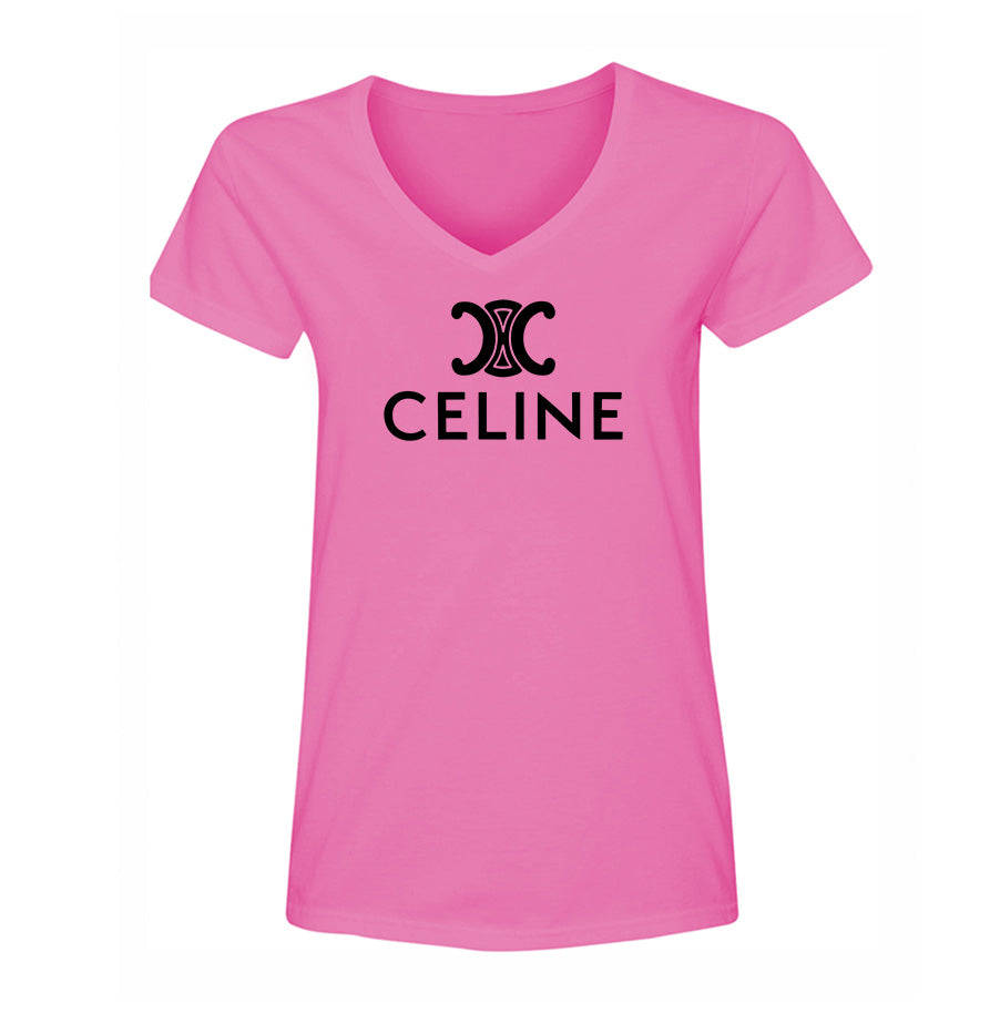 Women's Celine V Neck T-Shirt