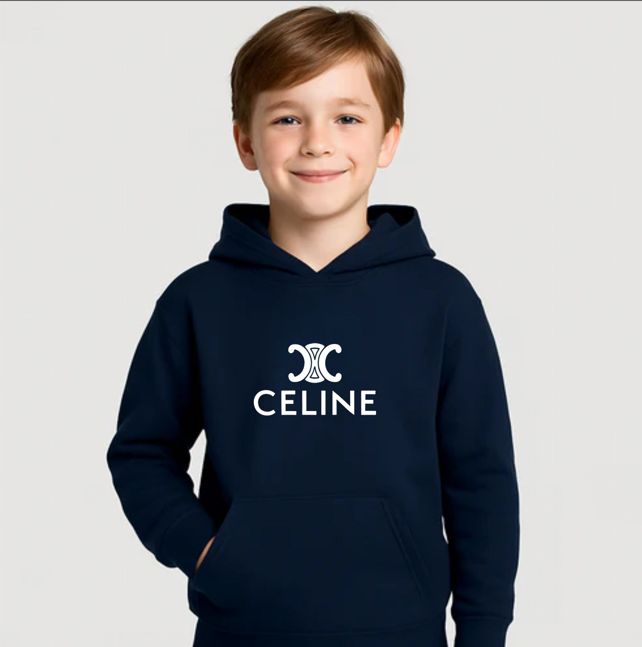Youth Kids Celine Pullover Hoodie