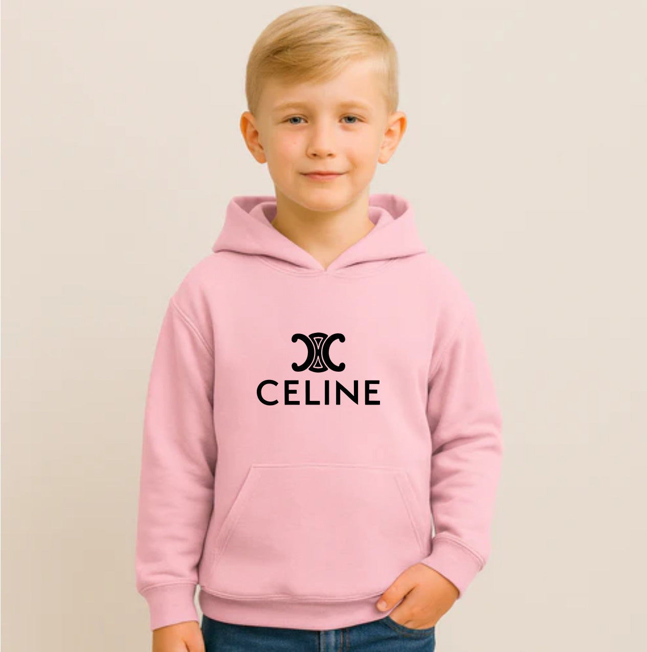 Youth Kids Celine Pullover Hoodie