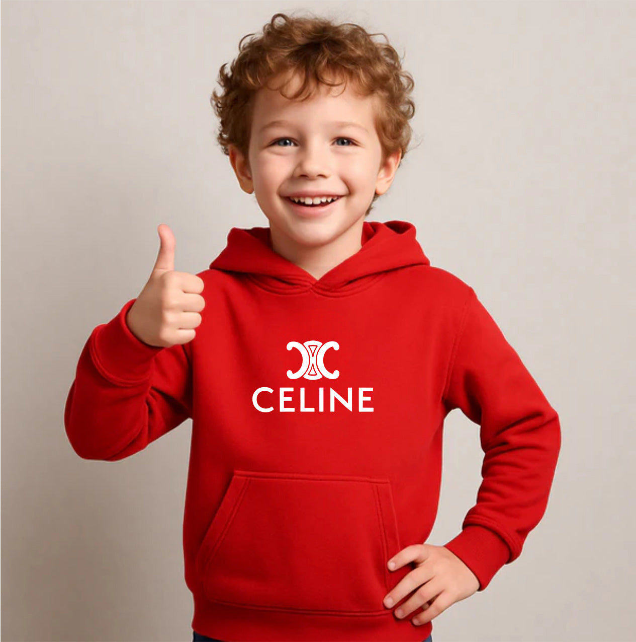 Youth Kids Celine Pullover Hoodie