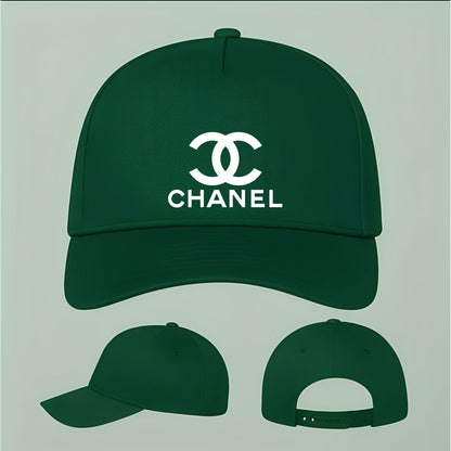 Chanel Five Panel Twill Snapback Cap