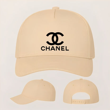 Chanel Five Panel Twill Snapback Cap