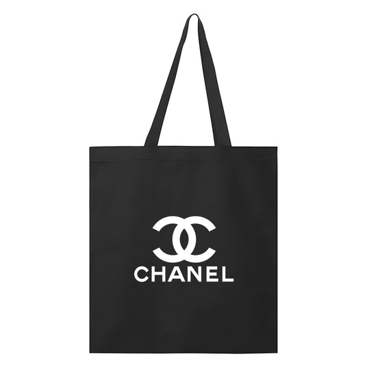 Chanel Canvas Flat Bottom Tote Bag