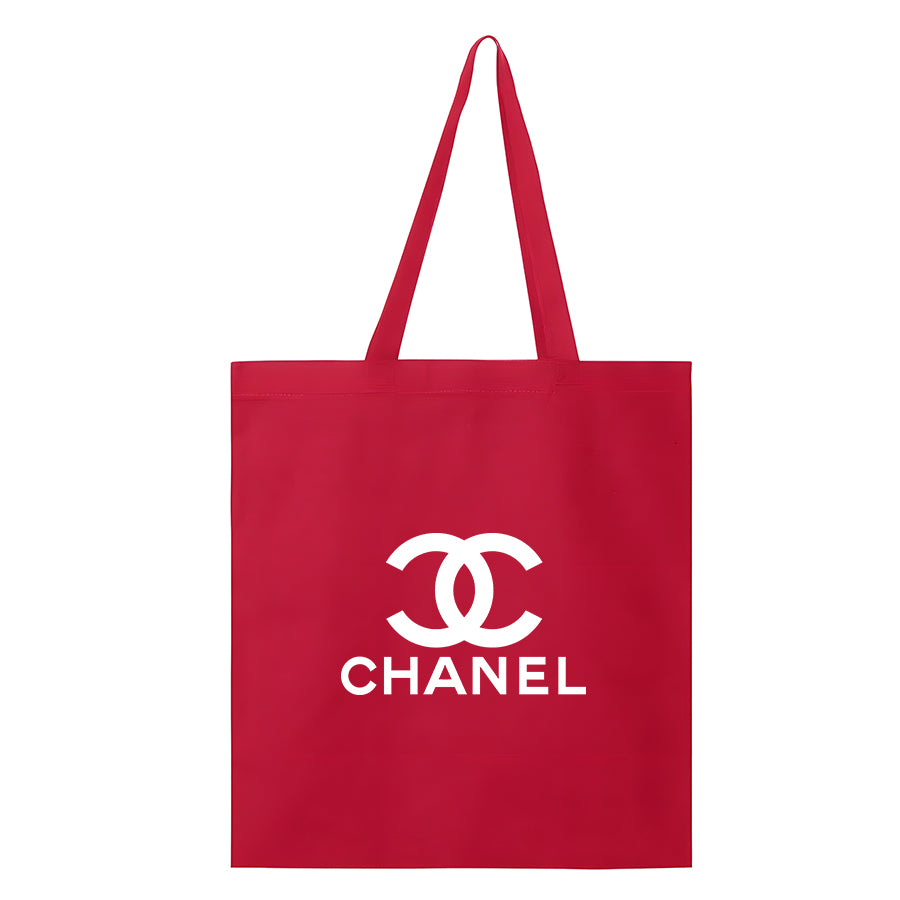 Chanel Canvas Flat Bottom Tote Bag