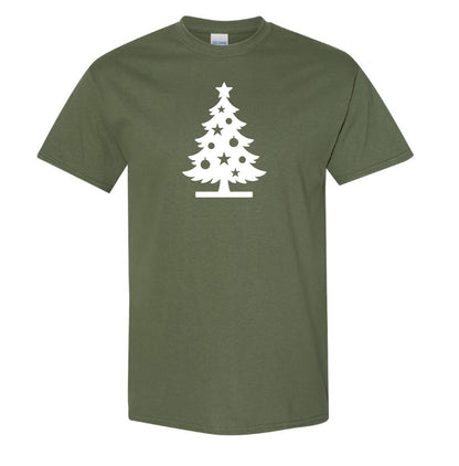 Men's Christmas Tree Cotton T-Shirt