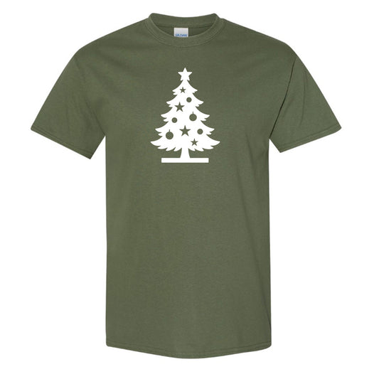 Men's Christmas Tree Cotton T-Shirt