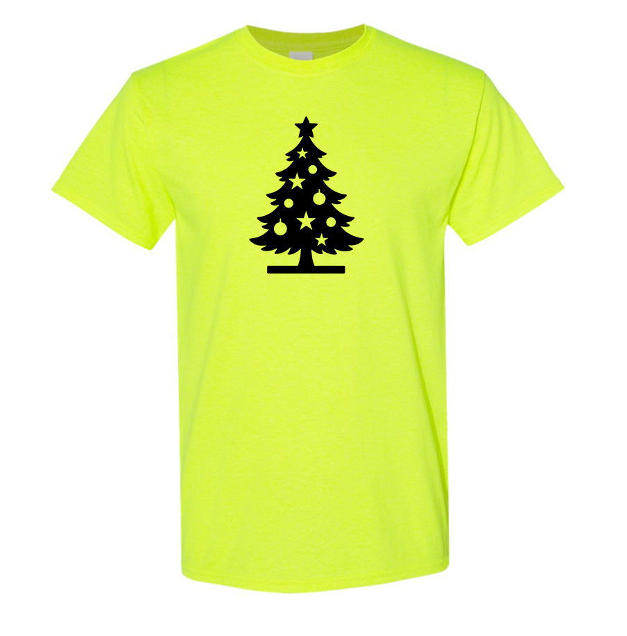 Men's Christmas Tree Cotton T-Shirt