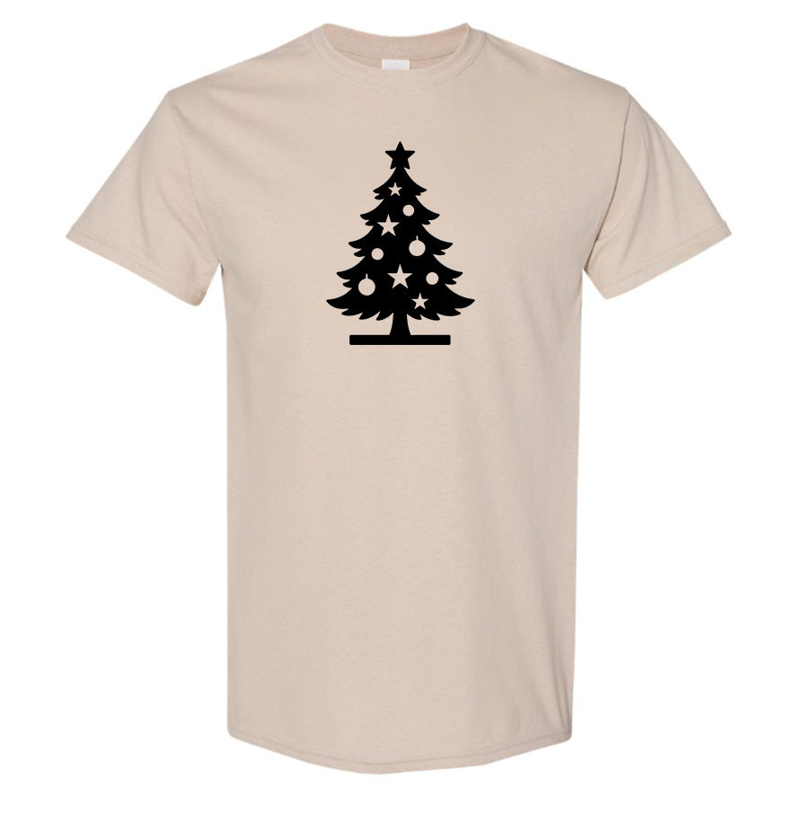Men's Christmas Tree Cotton T-Shirt