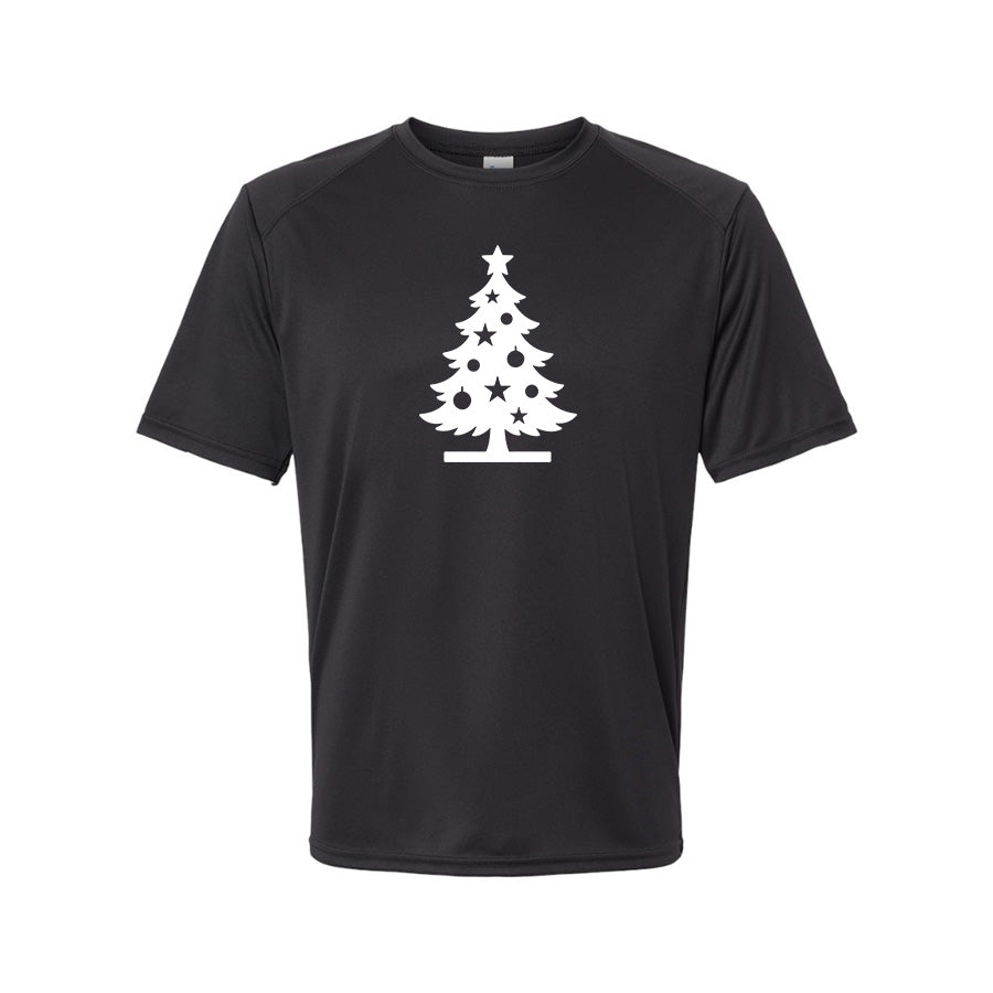 Men's Christmas Tree Polyester T-Shirt
