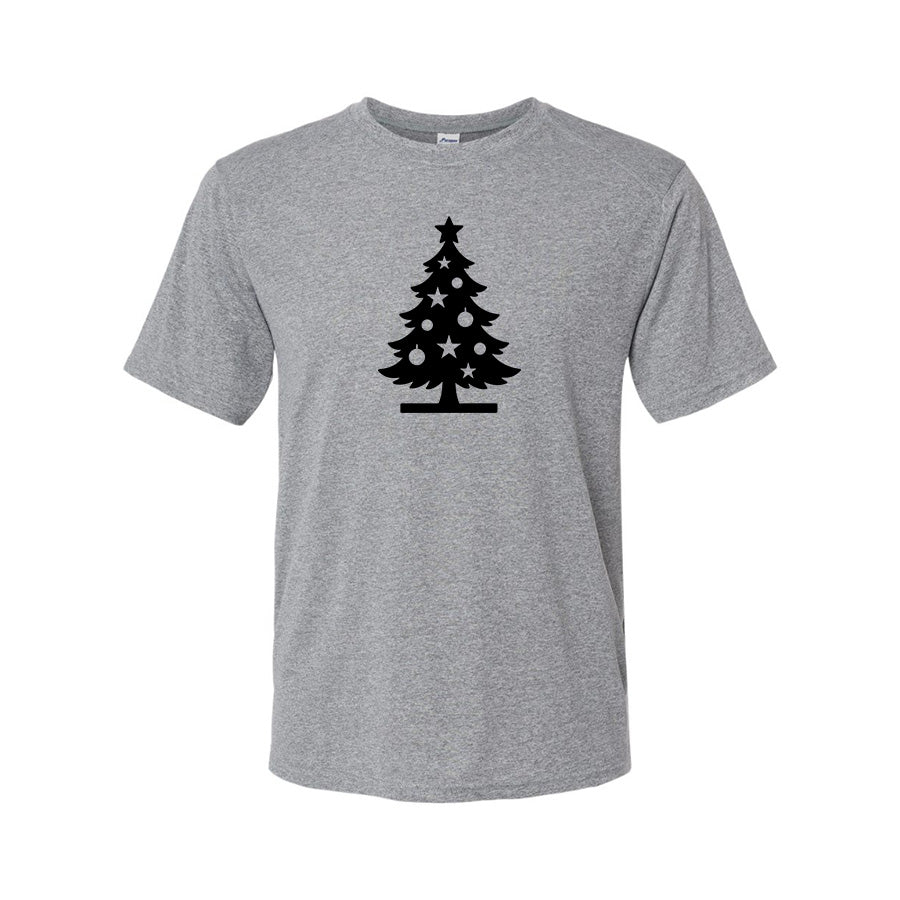 Men's Christmas Tree Polyester T-Shirt