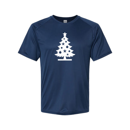 Men's Christmas Tree Polyester T-Shirt