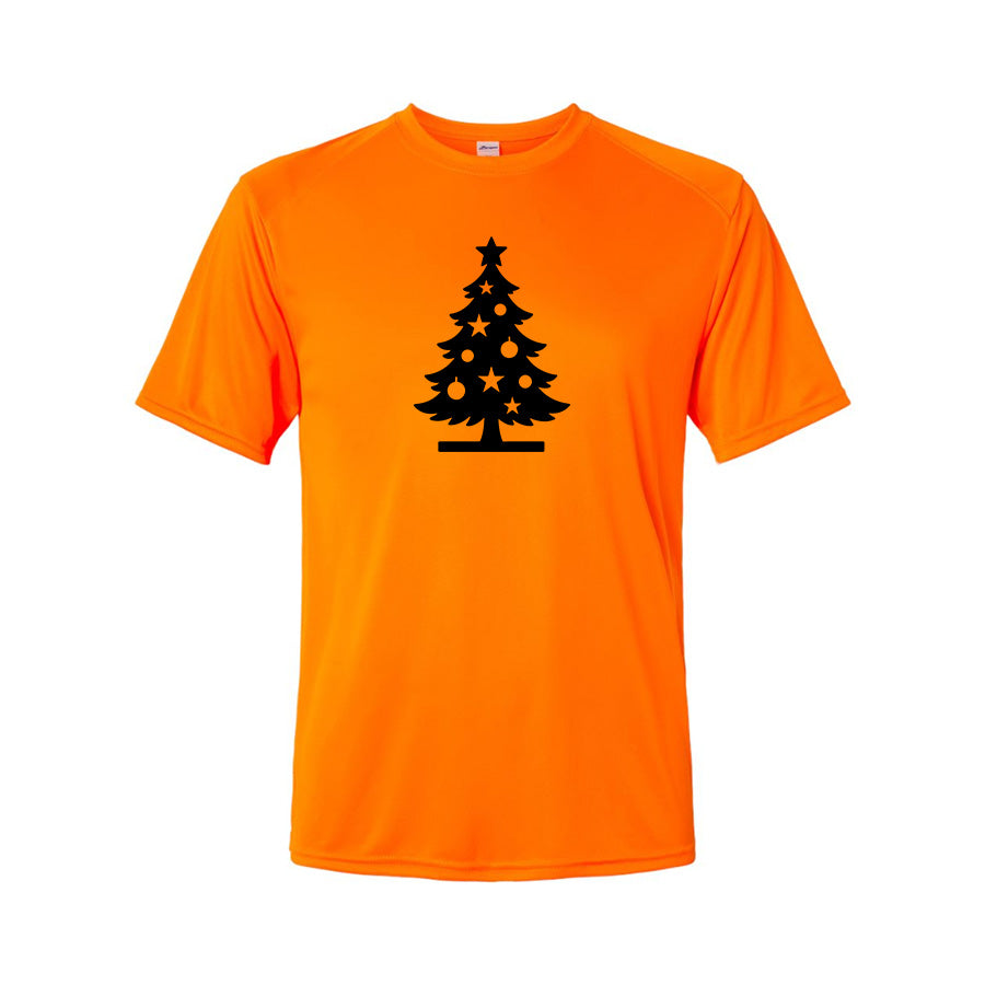 Men's Christmas Tree Polyester T-Shirt