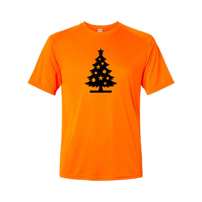 Men's Christmas Tree Polyester T-Shirt