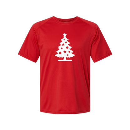 Men's Christmas Tree Polyester T-Shirt