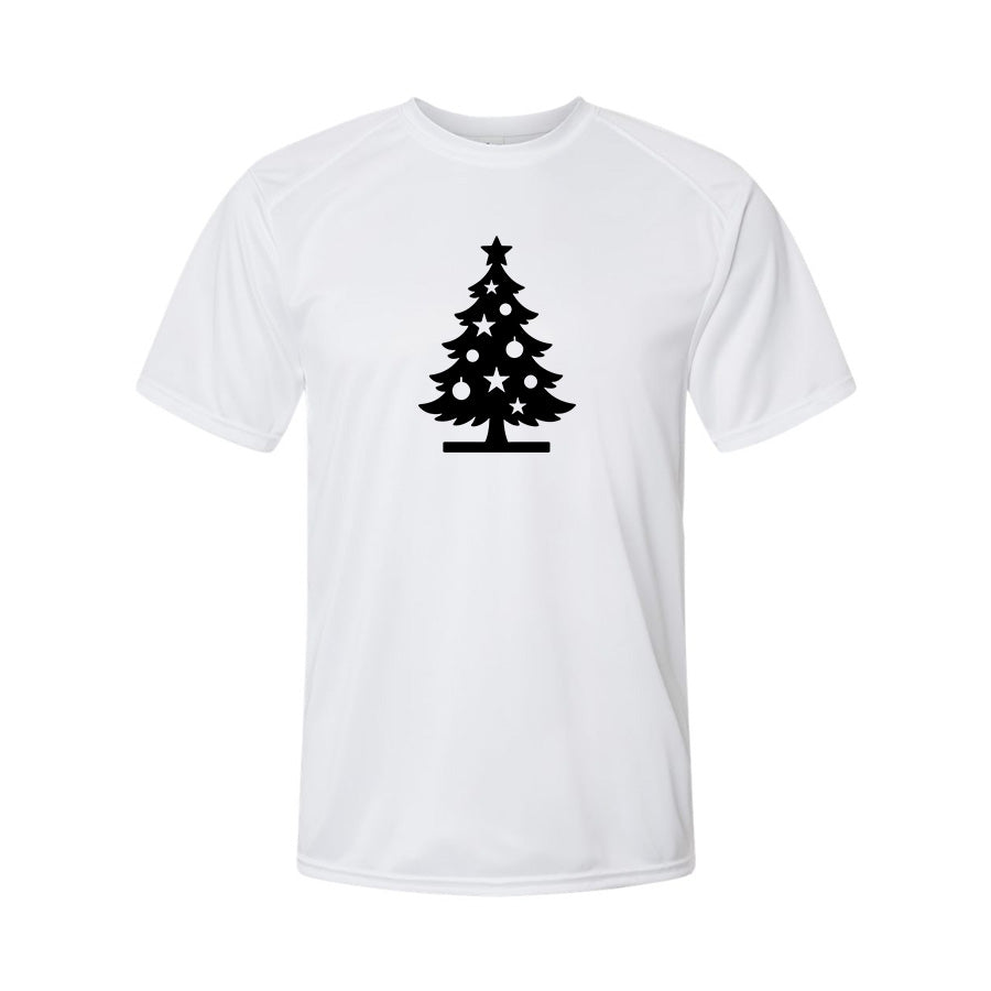 Men's Christmas Tree Polyester T-Shirt