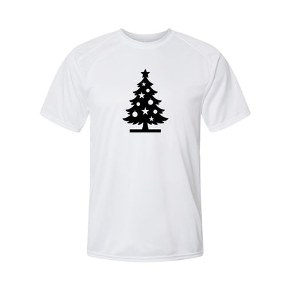 Men's Christmas Tree Polyester T-Shirt
