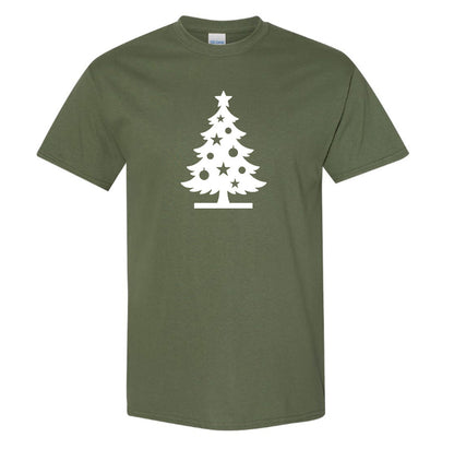 Youth Kids Christmas Tree Cotton T-Shirt