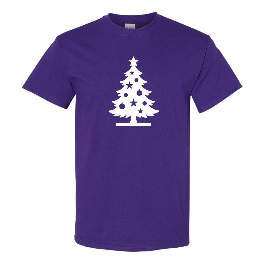 Youth Kids Christmas Tree Cotton T-Shirt