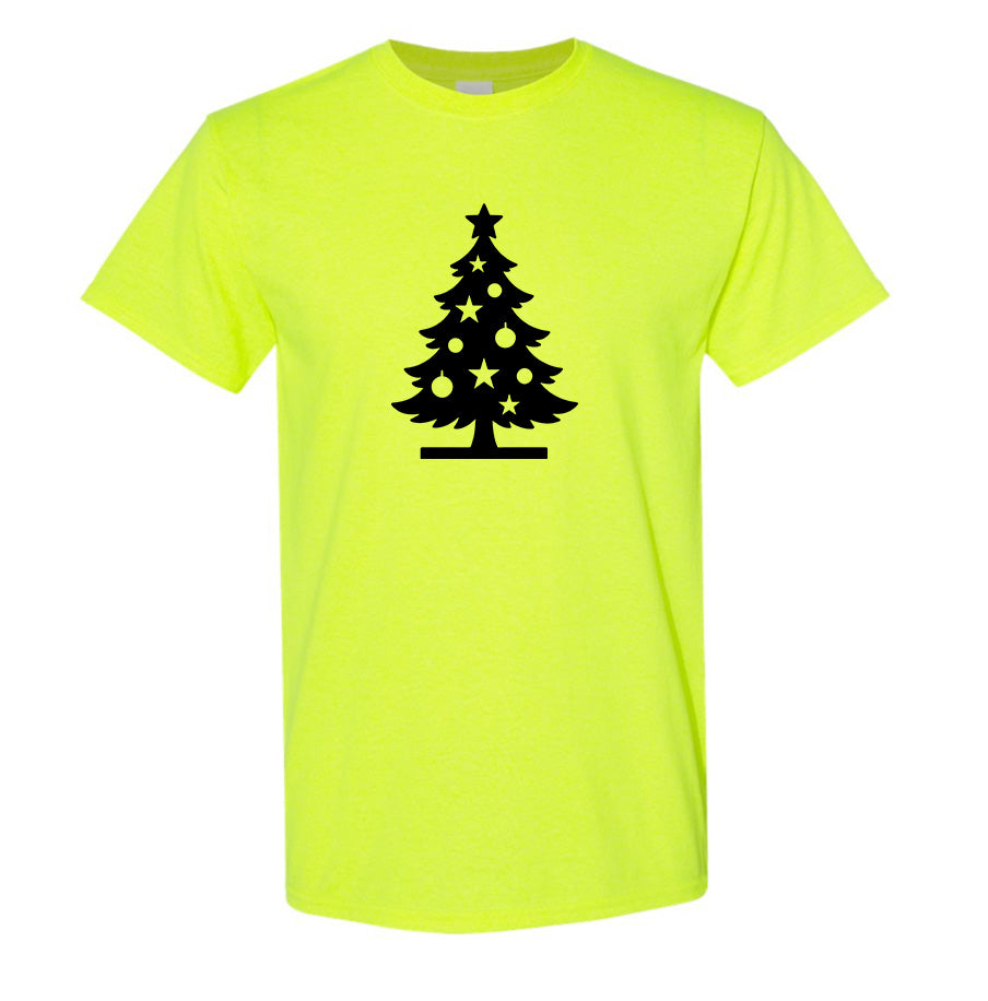 Youth Kids Christmas Tree Cotton T-Shirt