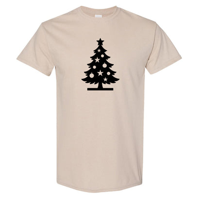Youth Kids Christmas Tree Cotton T-Shirt