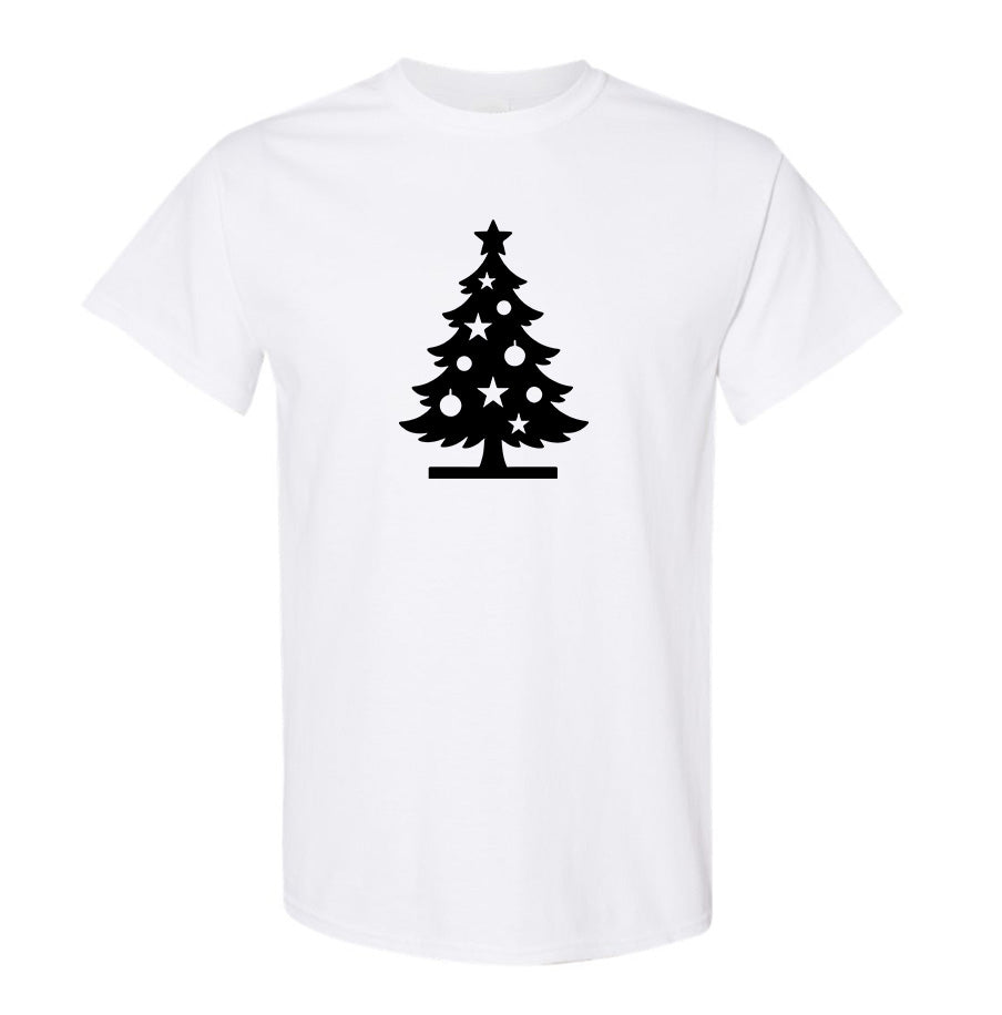 Youth Kids Christmas Tree Cotton T-Shirt