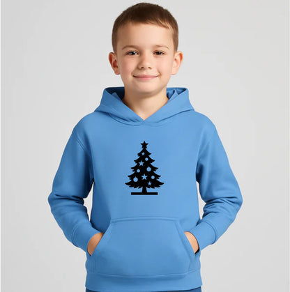Youth Kids Christmas Tree Pullover Hoodie