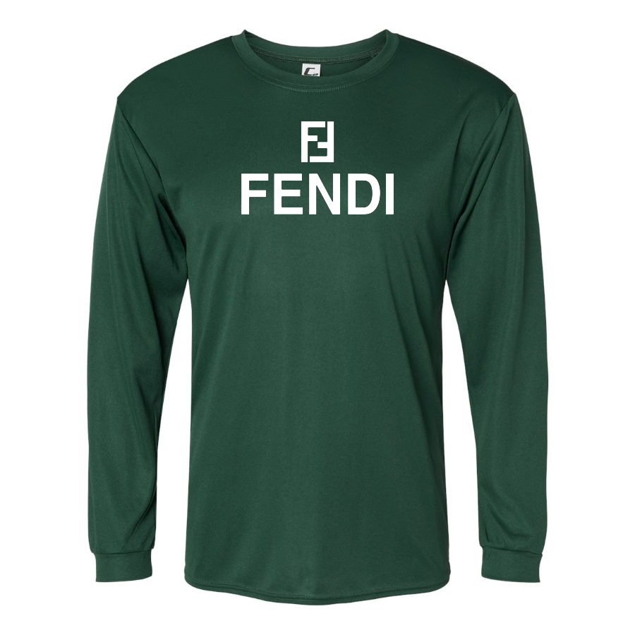 Men's Fendi Performance Long Sleeve T-Shirt