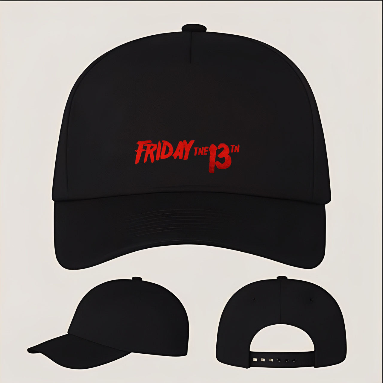 Friday The 13th Five Panel Twill Snapback Cap