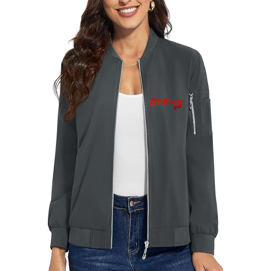 Women's Friday The 13th Premium Bomber Jacket Outerwear