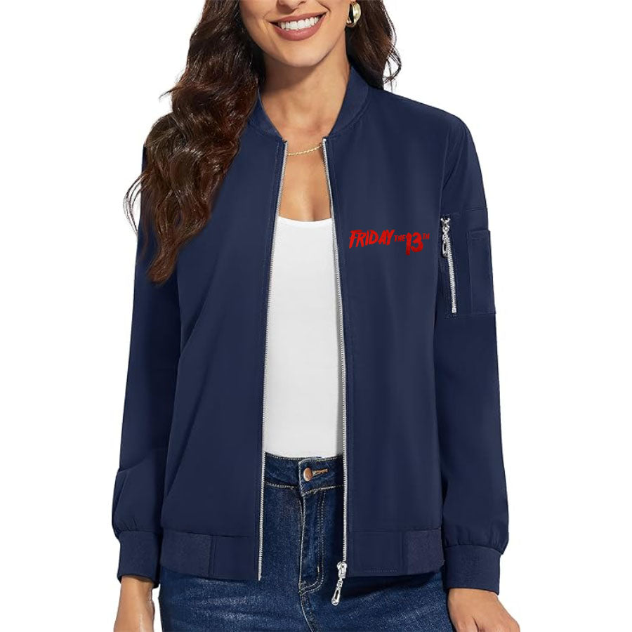Women's Friday The 13th Premium Bomber Jacket Outerwear