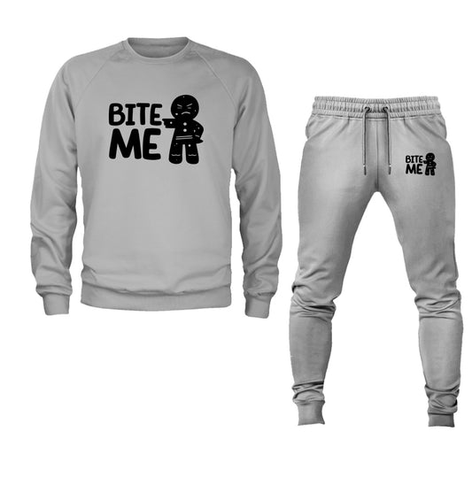 Men's Gingerbread Man Crewneck Sweatshirt Joggers Suit